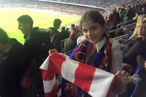 Camp Nou Stadında Bilecikspor atkısı