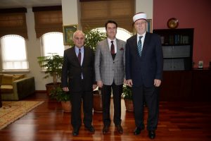D&uuml;ndar, G&uuml;milcine Se&ccedil;ilmiş M&uuml;ft&uuml;s&uuml; Şerif'i ağırladı