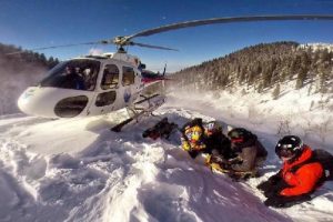 Ka&ccedil;karlar'da heliski heyecanı başladı