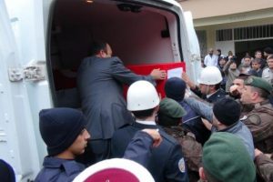 Şehit polis memuru son yolculuğuna uğurlandı