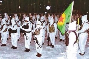 PKK'lı ter&ouml;ristler ilk kez b&ouml;yle g&ouml;r&uuml;nt&uuml;lendi
