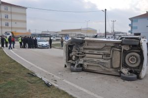 Bursa'da korkun&ccedil; kaza! Defalarca takla atıp...