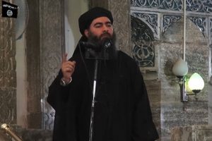 Suudi Arabistan'da Bağdadi tabelası