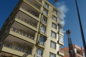 Kilis'te ev yangını