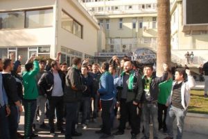 Denizlispor taraftarından protesto