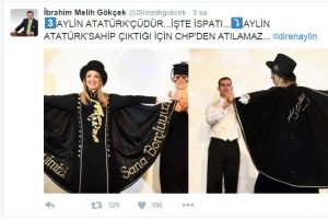Melih G&ouml;k&ccedil;ek, Aylin Nazlıaka'yı ti'ye aldı