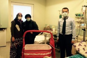 Bursa'da 5 aylık bebek beşiğine kavuştu