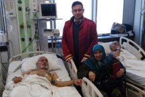 63 yıllık evlilik yoğun bakımda resmileşti