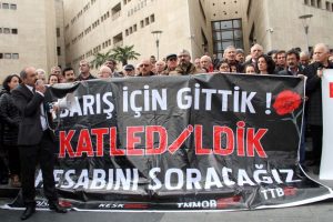 Bursa'da 10 Ekim protestosu: 'Mağdurlar değil, katiller yargılansın'