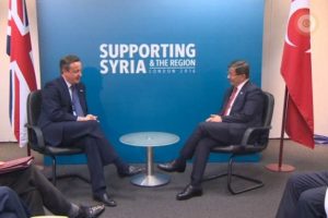 Davutoğlu Cameron'la g&ouml;r&uuml;şt&uuml;