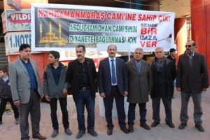 Caminin Diyanet'e bağlanması i&ccedil;in kampanya başlattılar