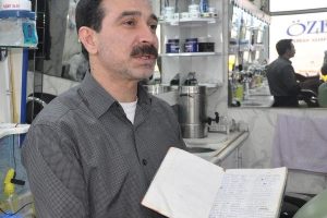 Gaziantepli berber 500 kişinin kan grubunu kaydetti