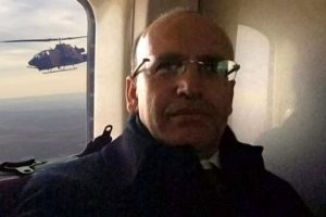 Mehmet Şimşek yerli helikopter ile selfie &ccedil;ekti