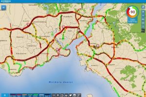 İstanbul'da trafik yoğunluğu y&uuml;zde 90'a ulaştı
