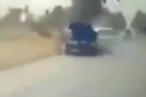 Trafikte yarış k&ouml;t&uuml; bitti