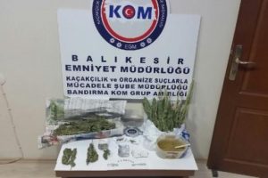 Erdek'te uyuşturucu operasyonu: 6 g&ouml;zaltı
