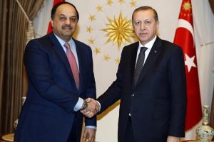 Erdoğan Katar Savunma Bakanıyla g&ouml;r&uuml;şt&uuml;