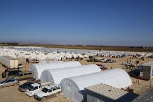 Suriye'de &ccedil;adır kent oluşturuluyor