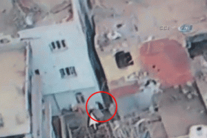 Cizre'deki PKK sığınağına operasyon İHA kamerasında