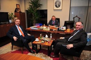 Başkan &Ccedil;ağlayan'ın Cumhurbaşkanlığı ziyareti