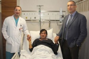 Usta sanat&ccedil;ı anjiyo oldu...