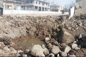 PKK'lı ter&ouml;ristlerin yola d&ouml;şediği bombalar imha edildi