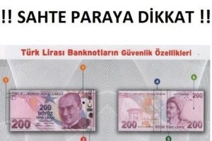 Polisten sahte para uyarısı