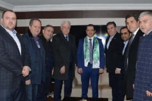 Bursaspor, Emniyet M&uuml;d&uuml;r&uuml; Selami Yıldız'ı ziyaret etti