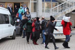 Fuhuş operasyonunda ş&uuml;phelilerin sorgusu s&uuml;r&uuml;yor