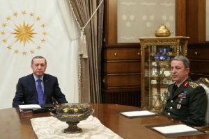 Erdoğan, Orgeneral Akar'ı kabul etti