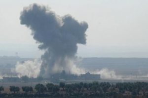 Rus u&ccedil;akları Azez'i bombaladı