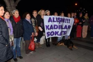 Bodrumlu kadınlardan 'sokaktayız' eylemi