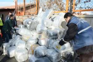 Kargo TIR'ında 750 kilo esrar &ccedil;ıktı