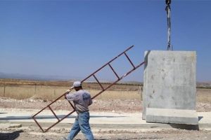 T&uuml;rkiye-Suriye sınırına beton duvar &ouml;r&uuml;l&uuml;yor