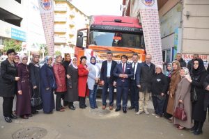 Bursa Gemliklilerden Bayırbucak T&uuml;rkmenlerine yardım