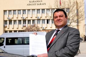 Karaman'da Kılı&ccedil;daroğlu hakkında su&ccedil; duyurusu