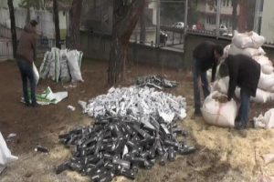 Uşak'ta ka&ccedil;ak sigara operasyonu
