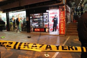 Kahramanmaraş'ta işyeri kurşunlandı