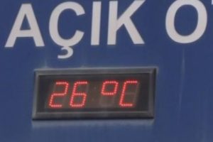 Termometreler 26 dereceyi g&ouml;sterdi