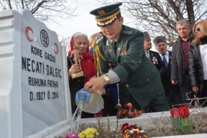 G&ouml;revi sona eren Kore Ateşesi, gazilerle vedalaştı