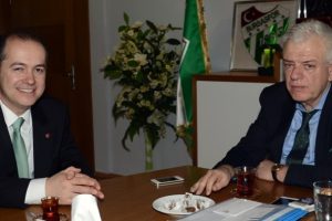 Se&ccedil;kin Onur Şirketler Grubu Bursaspor'u ziyaret etti
