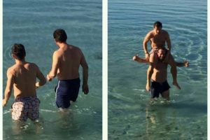 Emre deniz sezonunu erken a&ccedil;tı