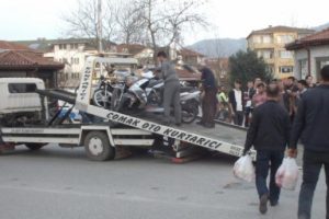 Sakarya'da motosiklet gerginliği