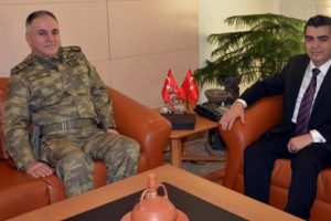 4. Kolordu Komutanı Korgeneral G&uuml;rak, Kayseri'de