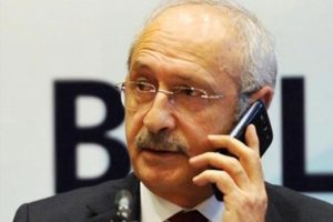 Kılı&ccedil;daroğlu'ndan Genelkurmay Başkanı'na taziye telefonu