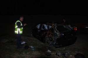 Trafik kazası 1 yaralı