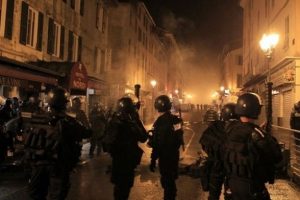 Fransa Bastia'da &ccedil;ıkan olaylar ma&ccedil;ı erteledi!