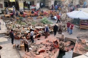 Şanlıurfa'da tarihi handaki ağa&ccedil;lar kesildi