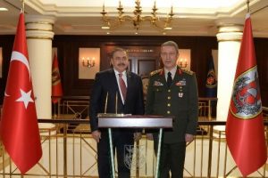 Bakan Eroğlu'ndan Genelkurmay Başkanı Akar'a taziye ziyareti