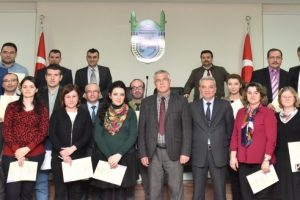 Bursa Mustafakemalpaşa'da belediye personeline sertifika